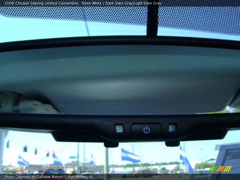 Stone White / Dark Slate Gray/Light Slate Gray 2008 Chrysler Sebring Limited Convertible