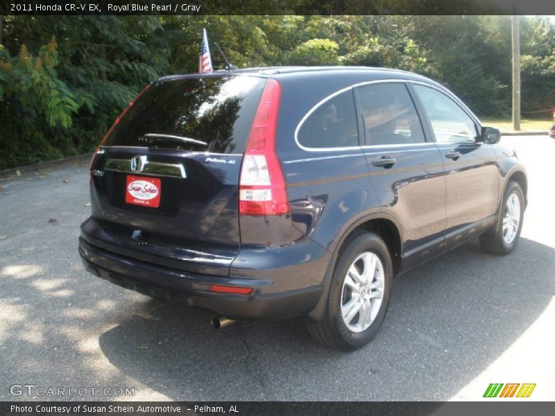 Royal Blue Pearl / Gray 2011 Honda CR-V EX