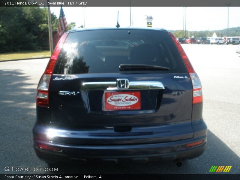 Royal Blue Pearl / Gray 2011 Honda CR-V EX