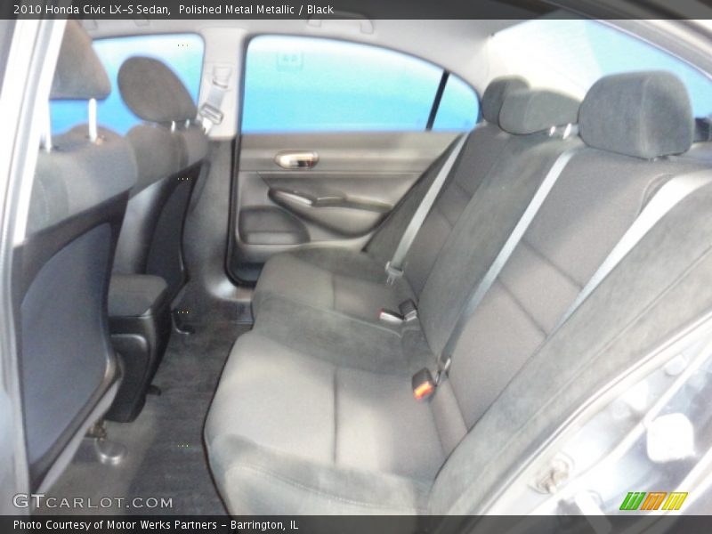 Polished Metal Metallic / Black 2010 Honda Civic LX-S Sedan