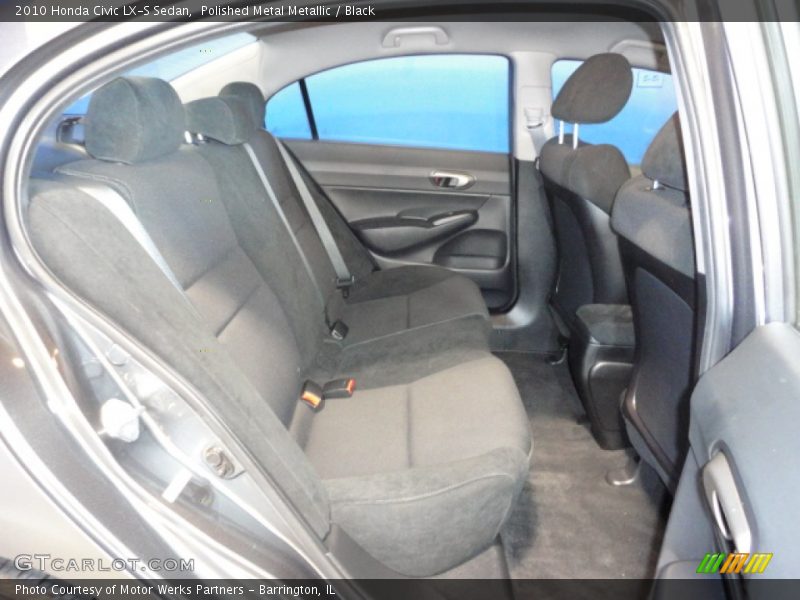Polished Metal Metallic / Black 2010 Honda Civic LX-S Sedan