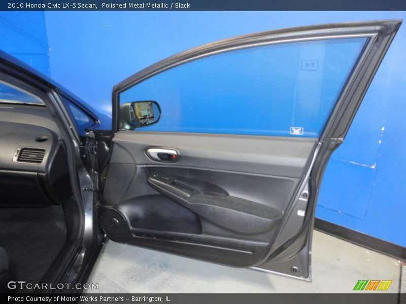 Polished Metal Metallic / Black 2010 Honda Civic LX-S Sedan
