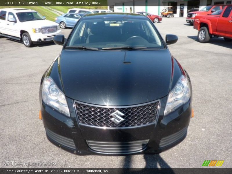 Black Pearl Metallic / Black 2011 Suzuki Kizashi SE AWD