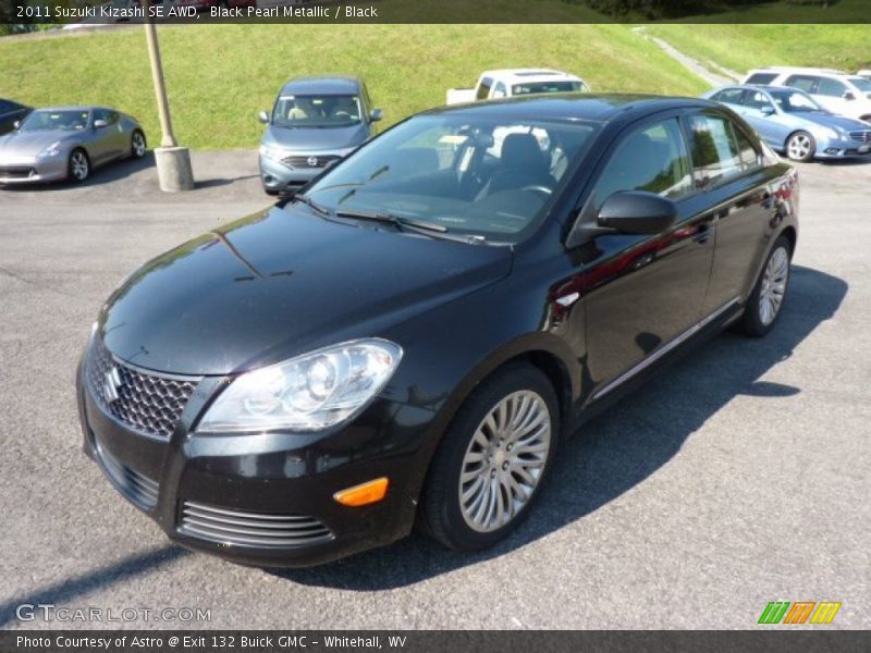 Black Pearl Metallic / Black 2011 Suzuki Kizashi SE AWD