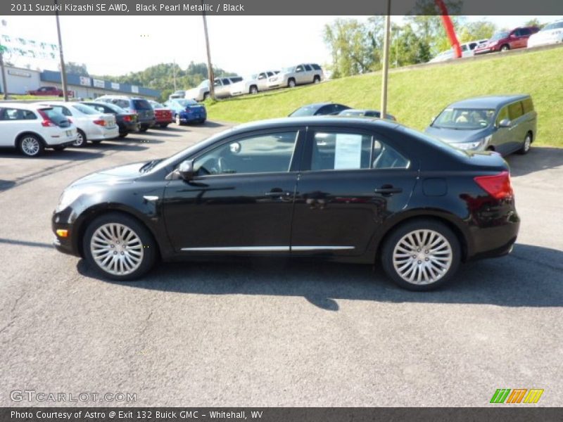 Black Pearl Metallic / Black 2011 Suzuki Kizashi SE AWD