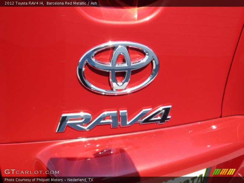 Barcelona Red Metallic / Ash 2012 Toyota RAV4 I4