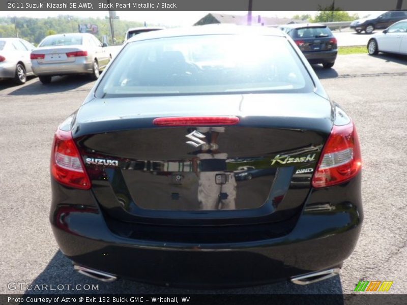 Black Pearl Metallic / Black 2011 Suzuki Kizashi SE AWD
