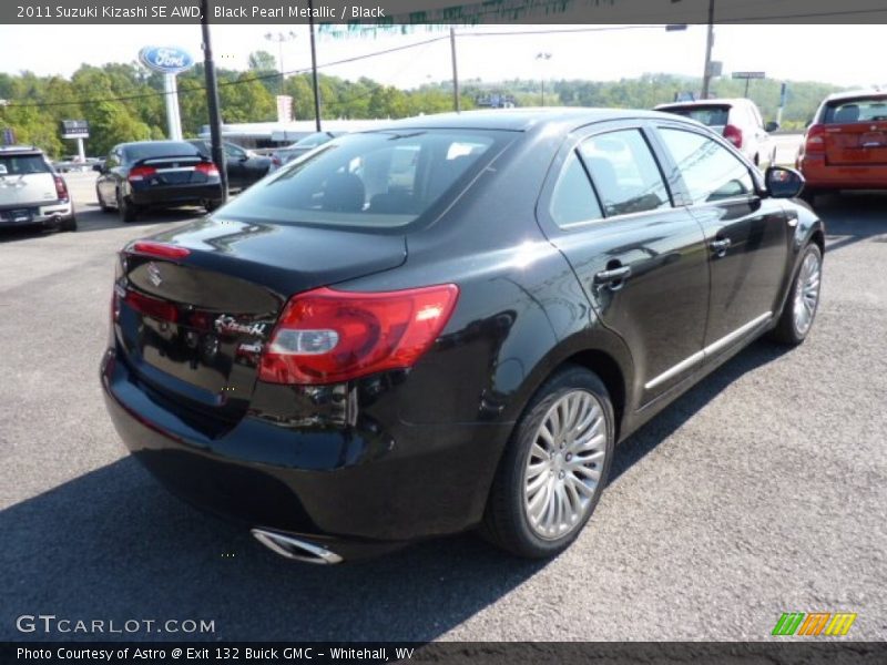 Black Pearl Metallic / Black 2011 Suzuki Kizashi SE AWD