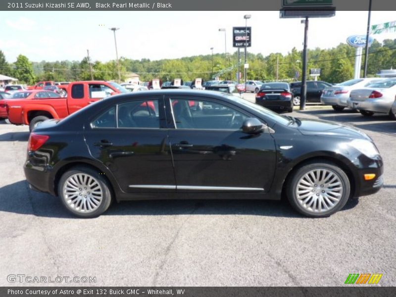 Black Pearl Metallic / Black 2011 Suzuki Kizashi SE AWD