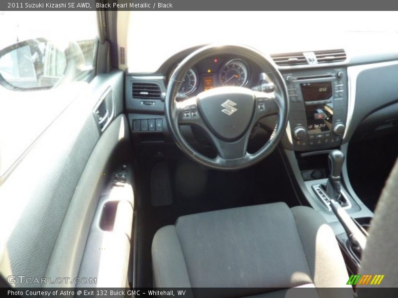 Black Pearl Metallic / Black 2011 Suzuki Kizashi SE AWD