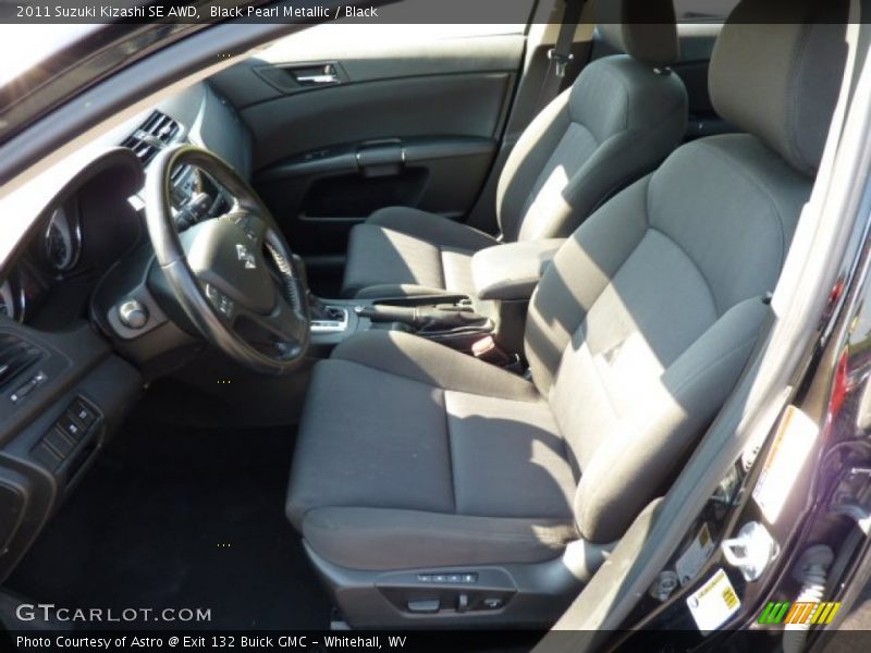 Black Pearl Metallic / Black 2011 Suzuki Kizashi SE AWD
