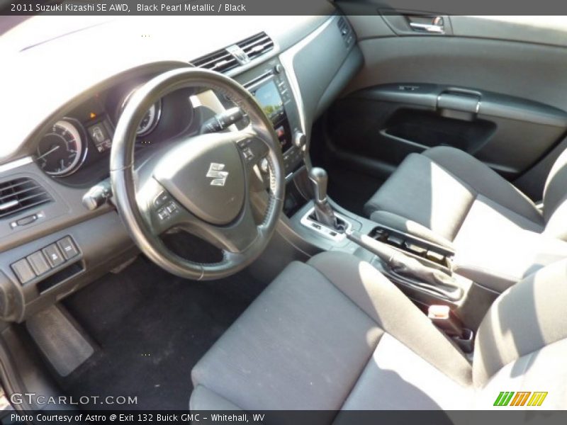 Black Pearl Metallic / Black 2011 Suzuki Kizashi SE AWD
