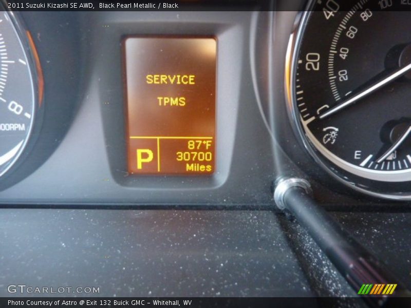 Black Pearl Metallic / Black 2011 Suzuki Kizashi SE AWD