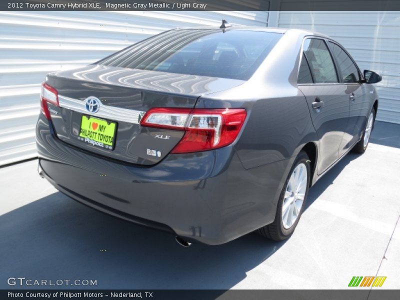 Magnetic Gray Metallic / Light Gray 2012 Toyota Camry Hybrid XLE
