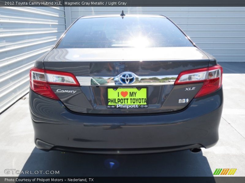 Magnetic Gray Metallic / Light Gray 2012 Toyota Camry Hybrid XLE