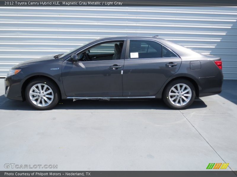 Magnetic Gray Metallic / Light Gray 2012 Toyota Camry Hybrid XLE