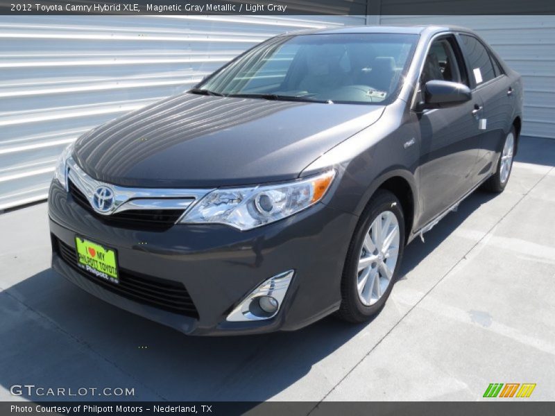 Magnetic Gray Metallic / Light Gray 2012 Toyota Camry Hybrid XLE