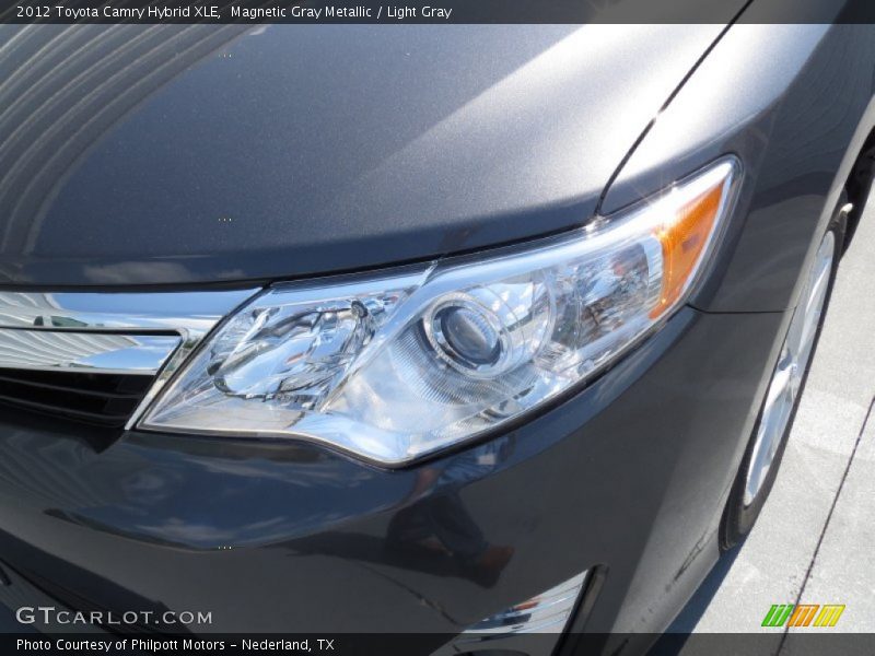 Magnetic Gray Metallic / Light Gray 2012 Toyota Camry Hybrid XLE