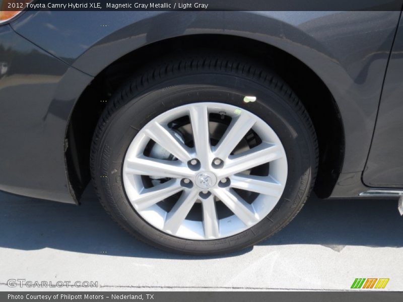 Magnetic Gray Metallic / Light Gray 2012 Toyota Camry Hybrid XLE