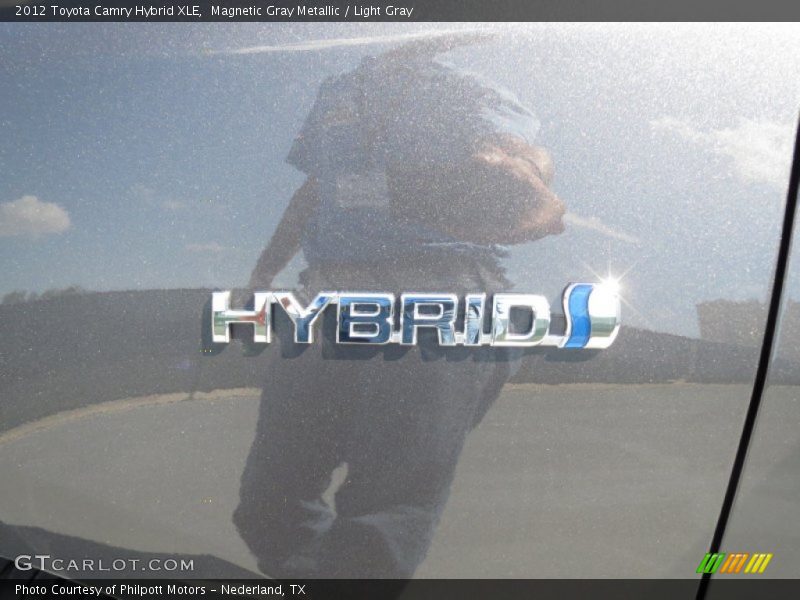 Magnetic Gray Metallic / Light Gray 2012 Toyota Camry Hybrid XLE
