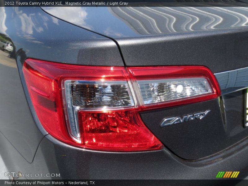 Magnetic Gray Metallic / Light Gray 2012 Toyota Camry Hybrid XLE