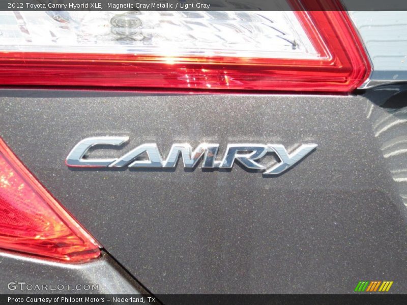Magnetic Gray Metallic / Light Gray 2012 Toyota Camry Hybrid XLE