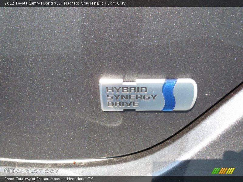 Magnetic Gray Metallic / Light Gray 2012 Toyota Camry Hybrid XLE