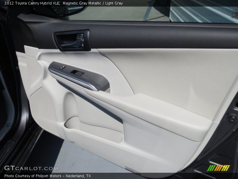 Magnetic Gray Metallic / Light Gray 2012 Toyota Camry Hybrid XLE