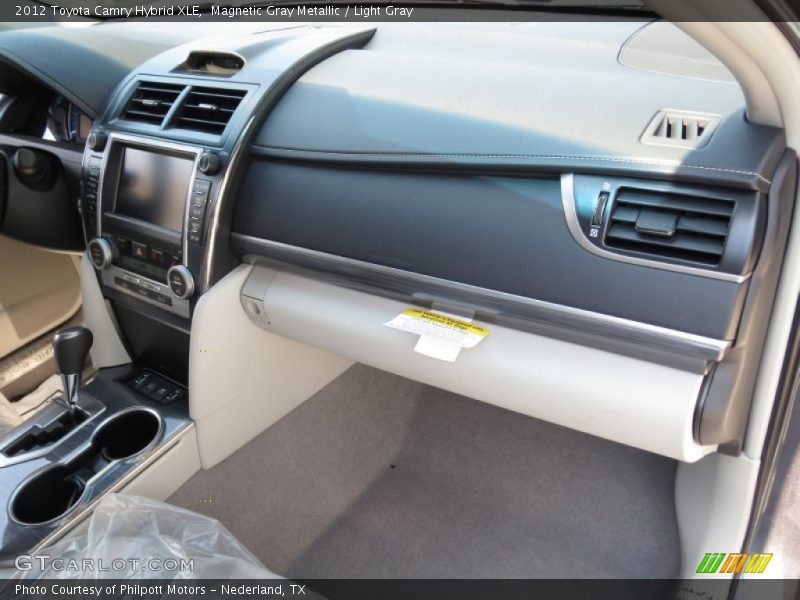 Magnetic Gray Metallic / Light Gray 2012 Toyota Camry Hybrid XLE