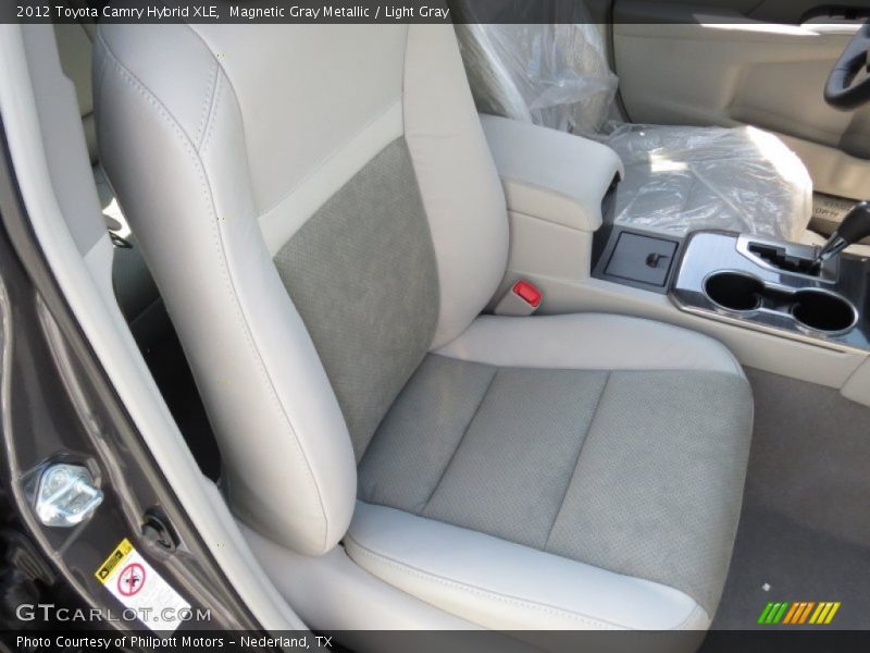 Magnetic Gray Metallic / Light Gray 2012 Toyota Camry Hybrid XLE