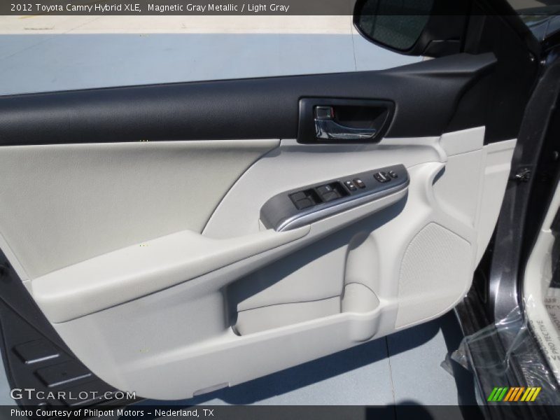 Magnetic Gray Metallic / Light Gray 2012 Toyota Camry Hybrid XLE