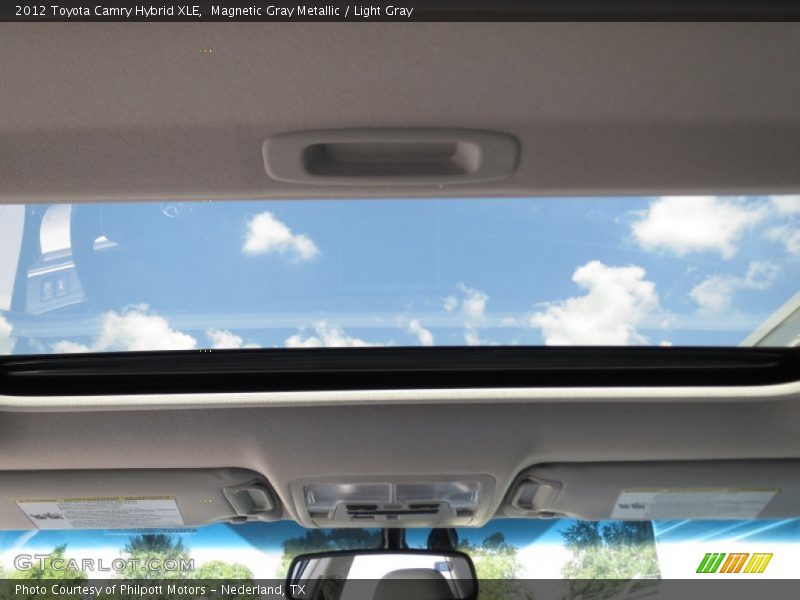 Magnetic Gray Metallic / Light Gray 2012 Toyota Camry Hybrid XLE