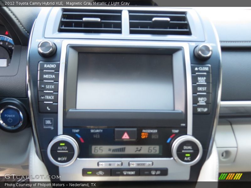 Magnetic Gray Metallic / Light Gray 2012 Toyota Camry Hybrid XLE