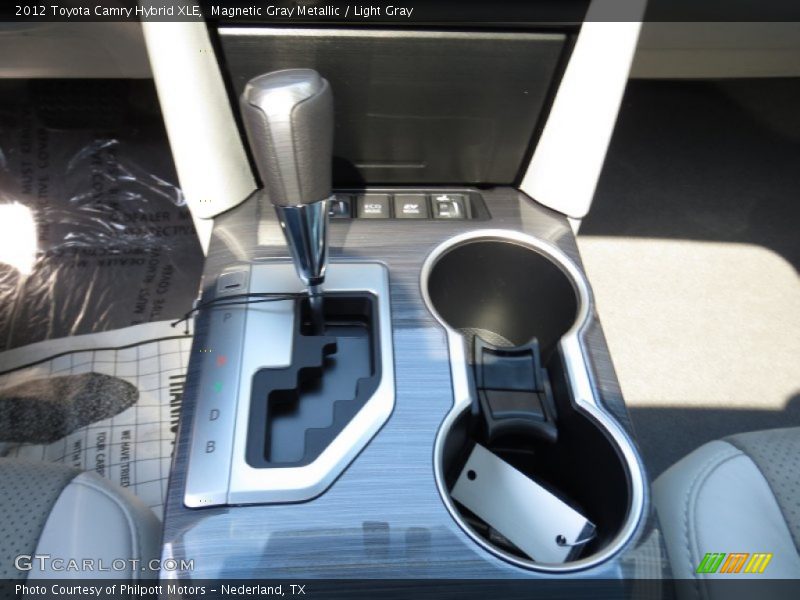 Magnetic Gray Metallic / Light Gray 2012 Toyota Camry Hybrid XLE