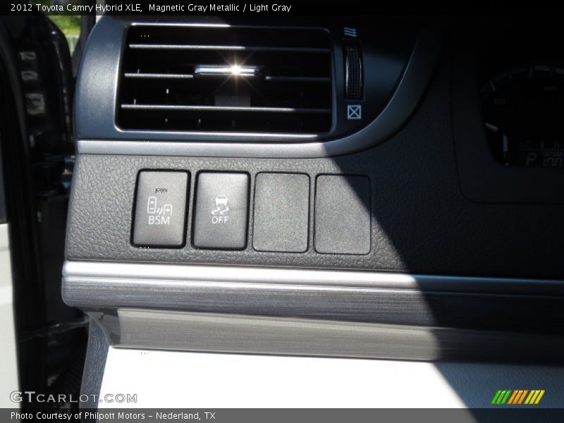 Magnetic Gray Metallic / Light Gray 2012 Toyota Camry Hybrid XLE