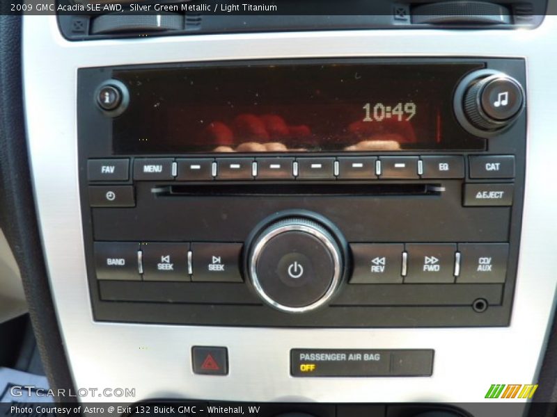 Silver Green Metallic / Light Titanium 2009 GMC Acadia SLE AWD