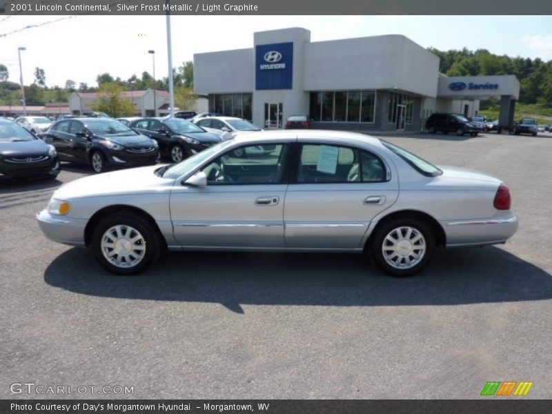 Silver Frost Metallic / Light Graphite 2001 Lincoln Continental