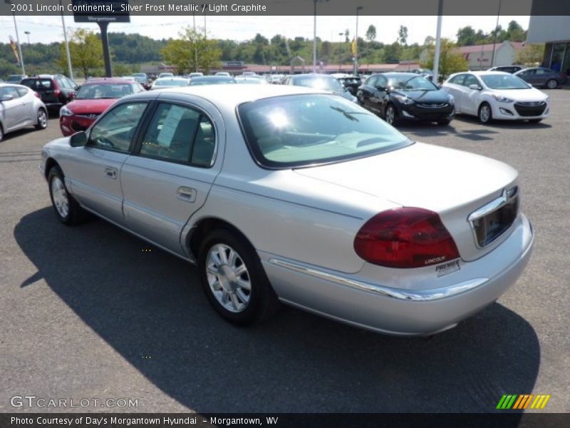 Silver Frost Metallic / Light Graphite 2001 Lincoln Continental