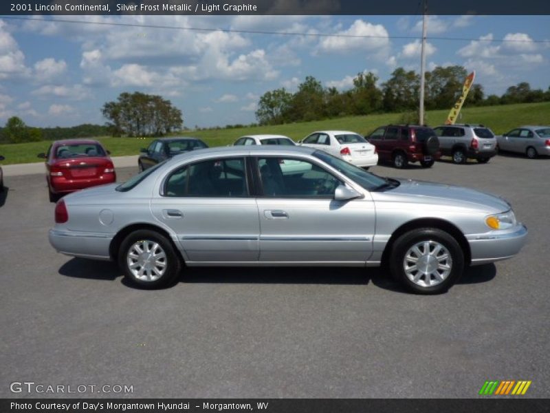 Silver Frost Metallic / Light Graphite 2001 Lincoln Continental