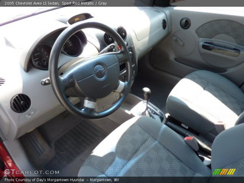 Sport Red Metallic / Gray 2005 Chevrolet Aveo LS Sedan