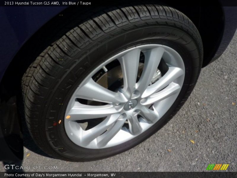 Iris Blue / Taupe 2013 Hyundai Tucson GLS AWD