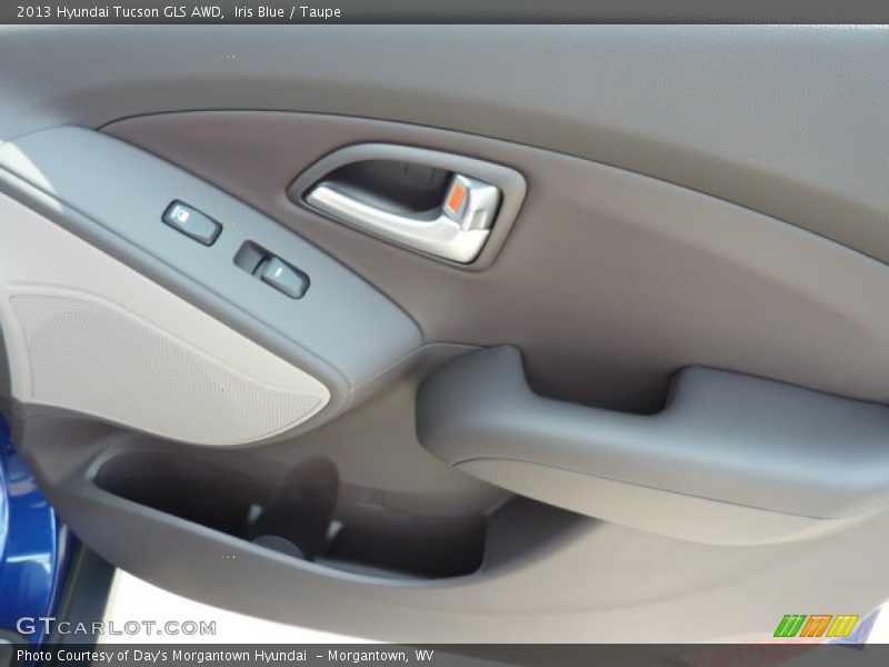 Iris Blue / Taupe 2013 Hyundai Tucson GLS AWD