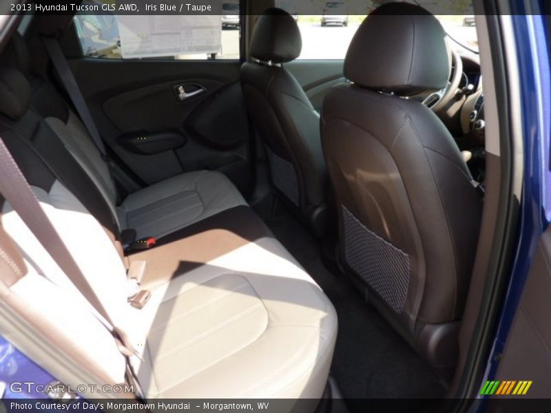 Iris Blue / Taupe 2013 Hyundai Tucson GLS AWD