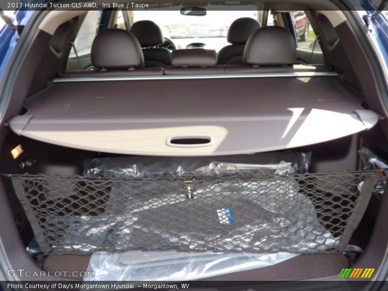 Iris Blue / Taupe 2013 Hyundai Tucson GLS AWD