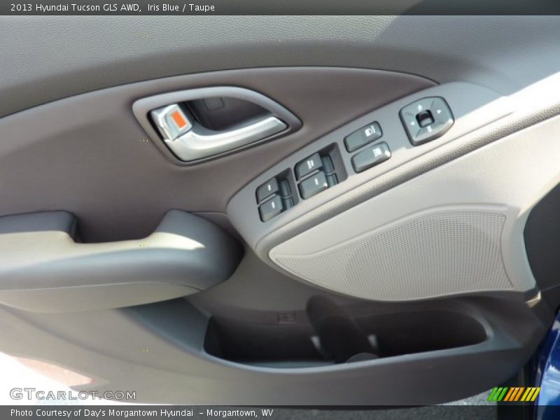 Iris Blue / Taupe 2013 Hyundai Tucson GLS AWD