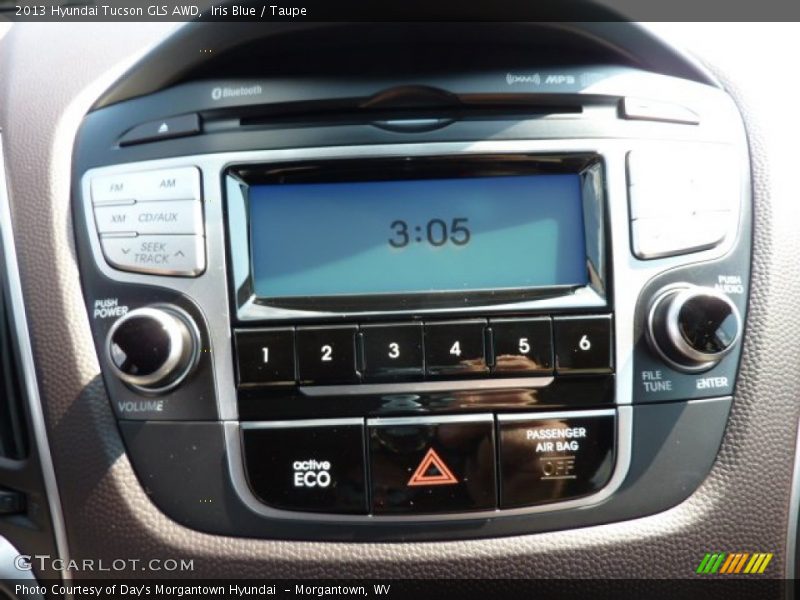 Iris Blue / Taupe 2013 Hyundai Tucson GLS AWD
