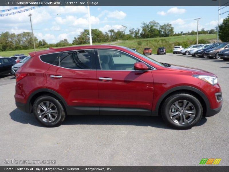  2013 Santa Fe Sport AWD Serrano Red