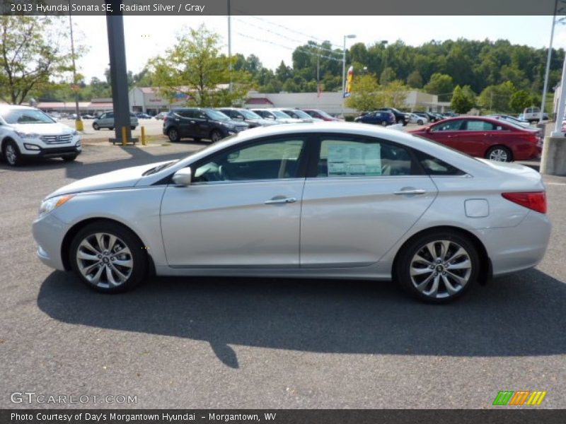 Radiant Silver / Gray 2013 Hyundai Sonata SE