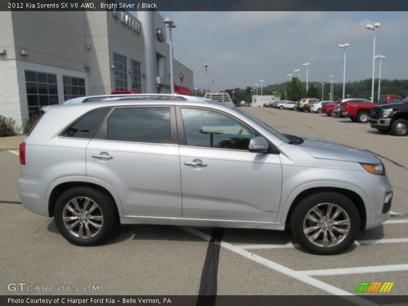Bright Silver / Black 2012 Kia Sorento SX V6 AWD