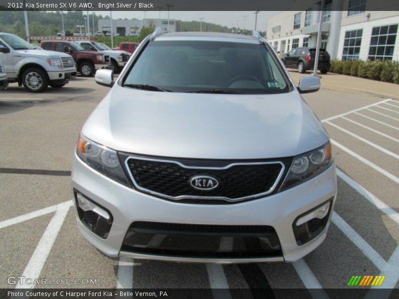 Bright Silver / Black 2012 Kia Sorento SX V6 AWD